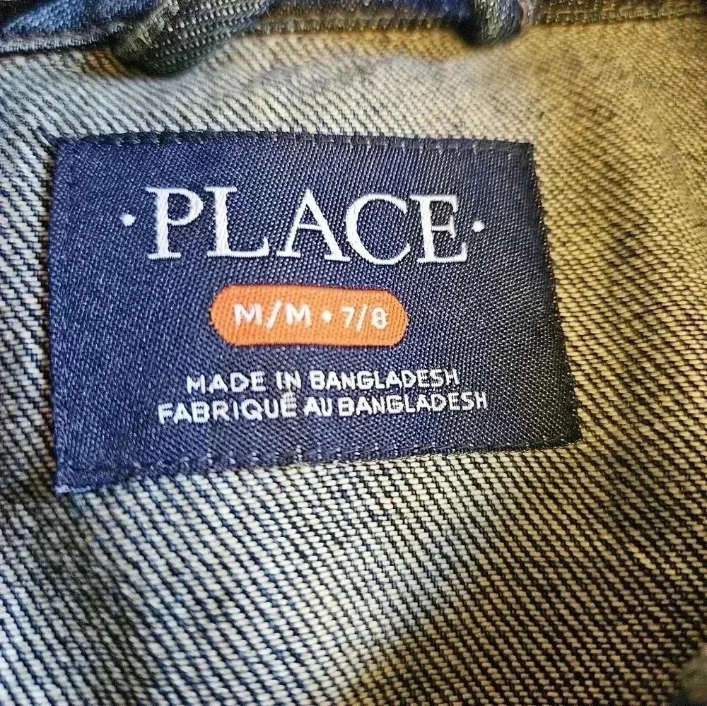 Children's Place Kid's Denim Jacket Unisex (M, 7/8)